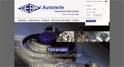 Desktop Screenshot of geba-autoteile.de