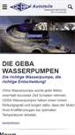 Mobile Screenshot of geba-autoteile.de
